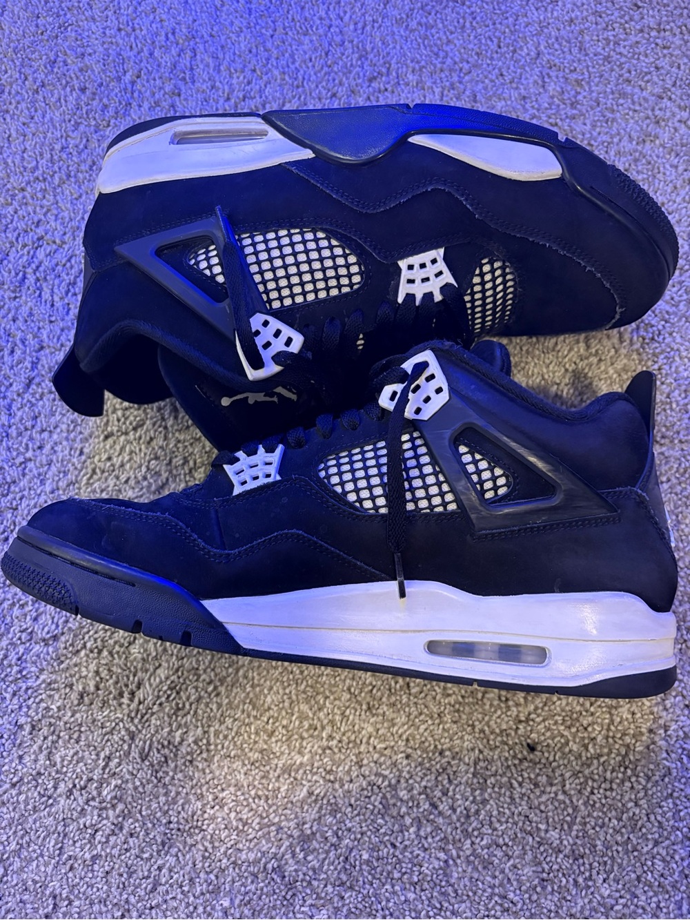 Jordan Black and White Retro Basketball Sneakers